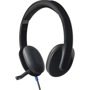 Logitech H540 USB Wired Headset with Boom Mic for PC & MAC