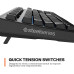 SteelSeries Apex 100 Ігрова Клавіатура - Тактильна та Безшумна - Синя Підсвітка LED