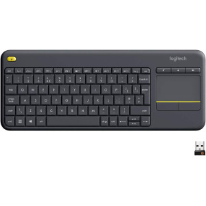 Бездротова сенсорна клавіатура Logitech K400 з вбудованим сенсорним тачпадом Multi-Touch
